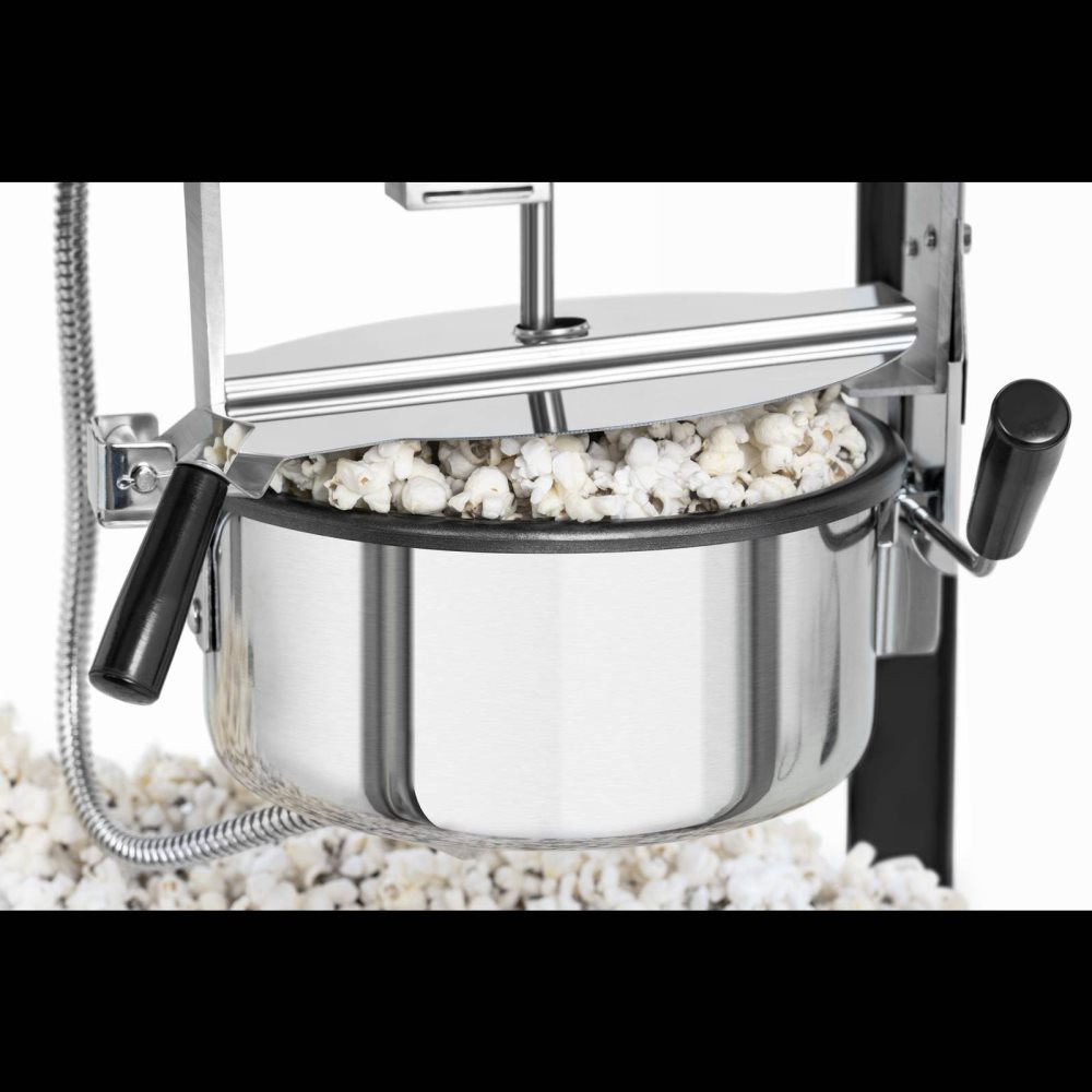 Popcorn Machine in Black and Gold