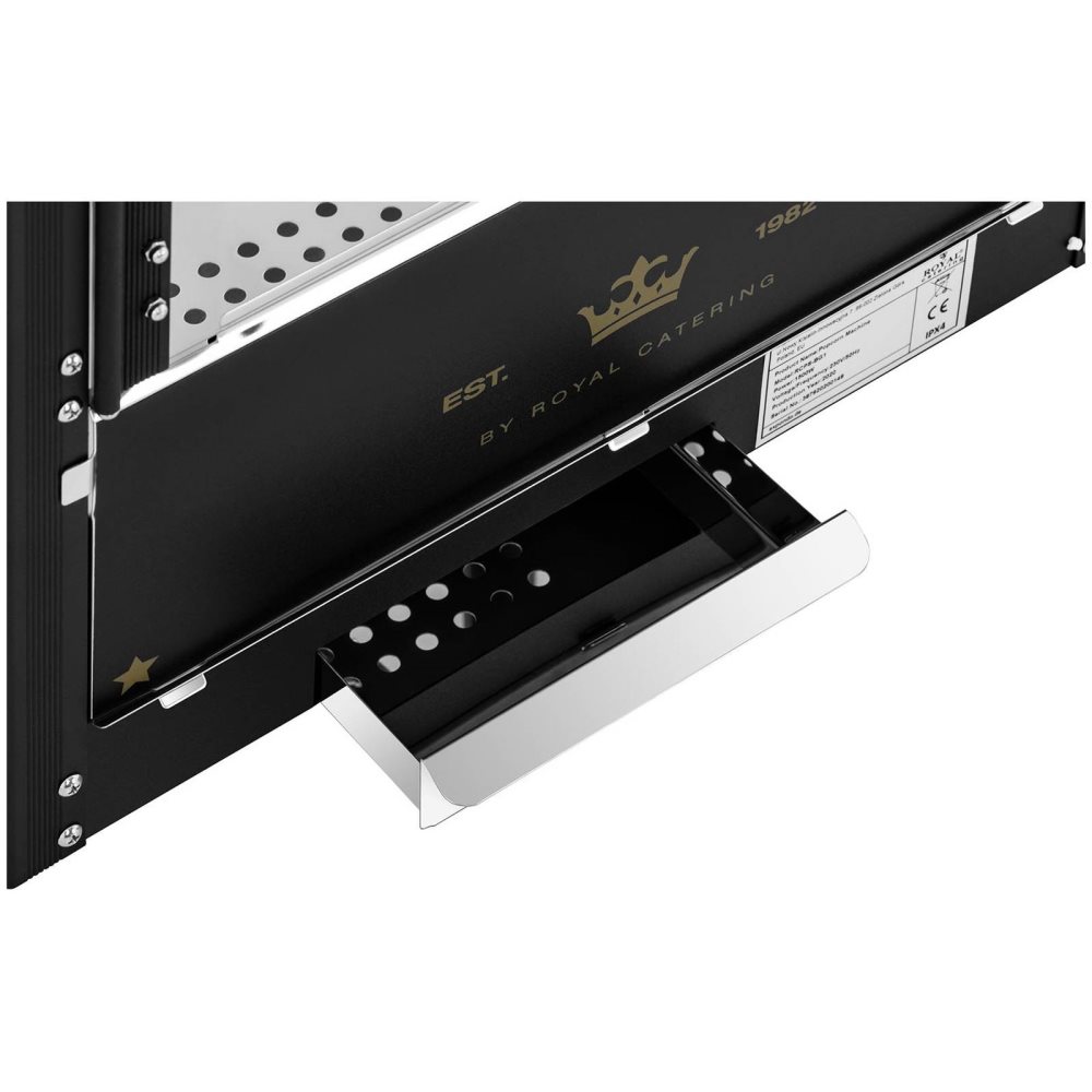 Popcorn Machine in Black and Gold