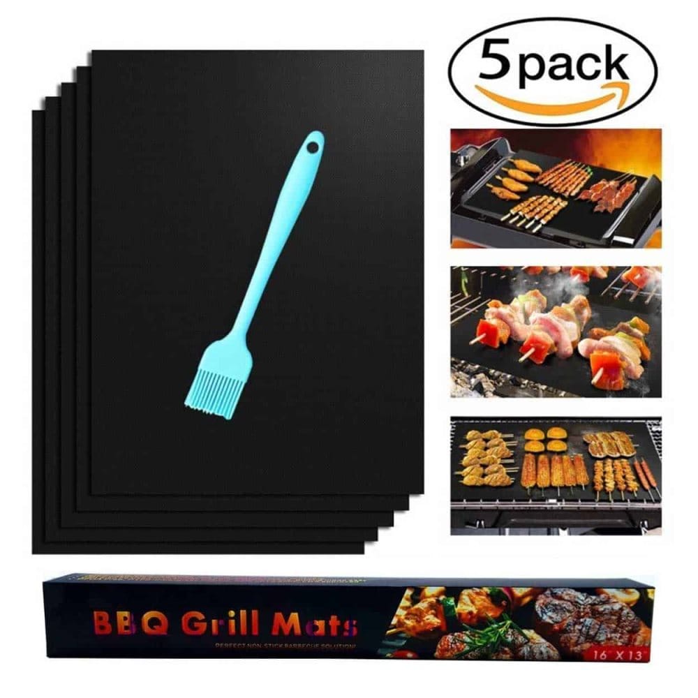 5-Pack Återanvändningsbar Grillmatta 40x33cm