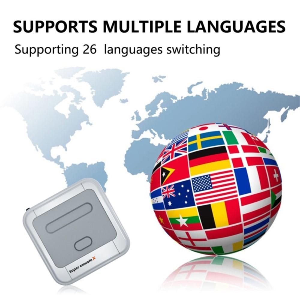 SUPER CONSOLE X Mini Spelkonsol med 2 Kontroller