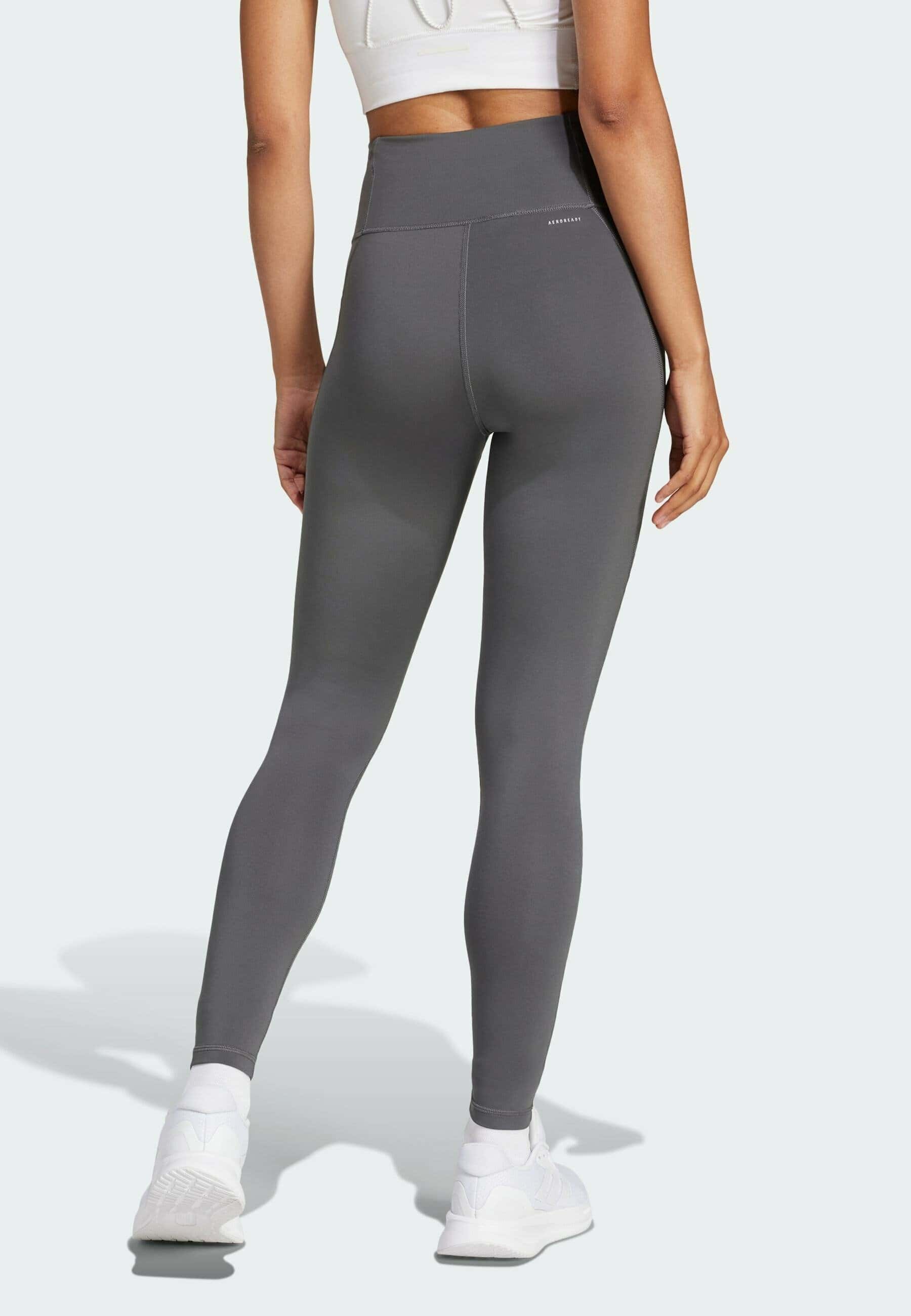 Adidas Performance Essentials 7/8 grå löptajts