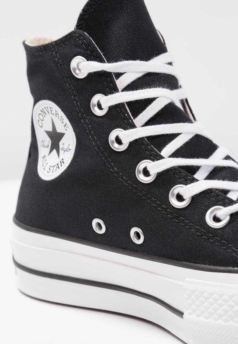 Converse Chuck Taylor Lift höga sneakers svart/vit