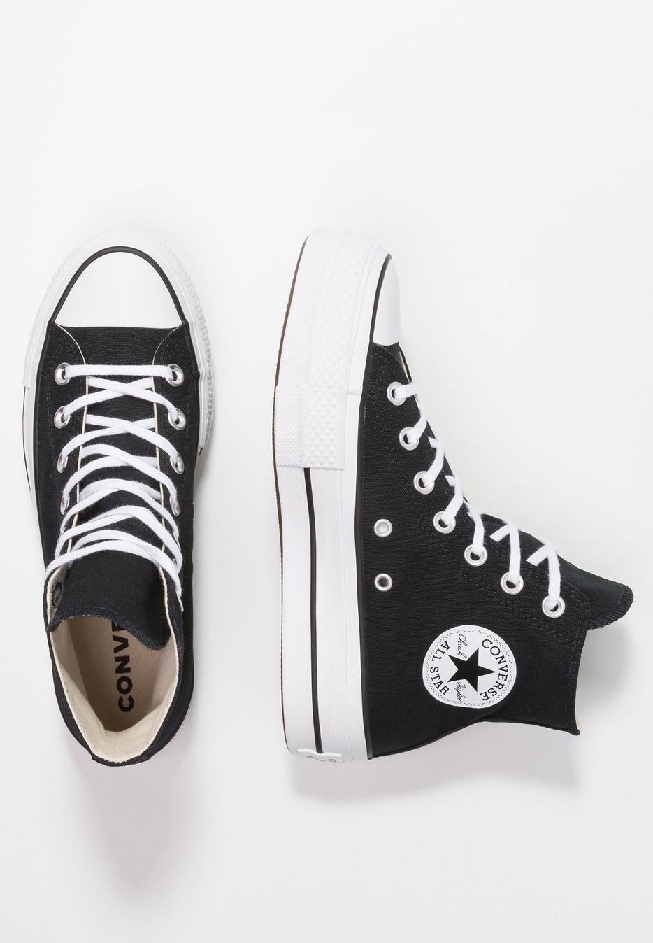 Converse Chuck Taylor Lift höga sneakers svart/vit