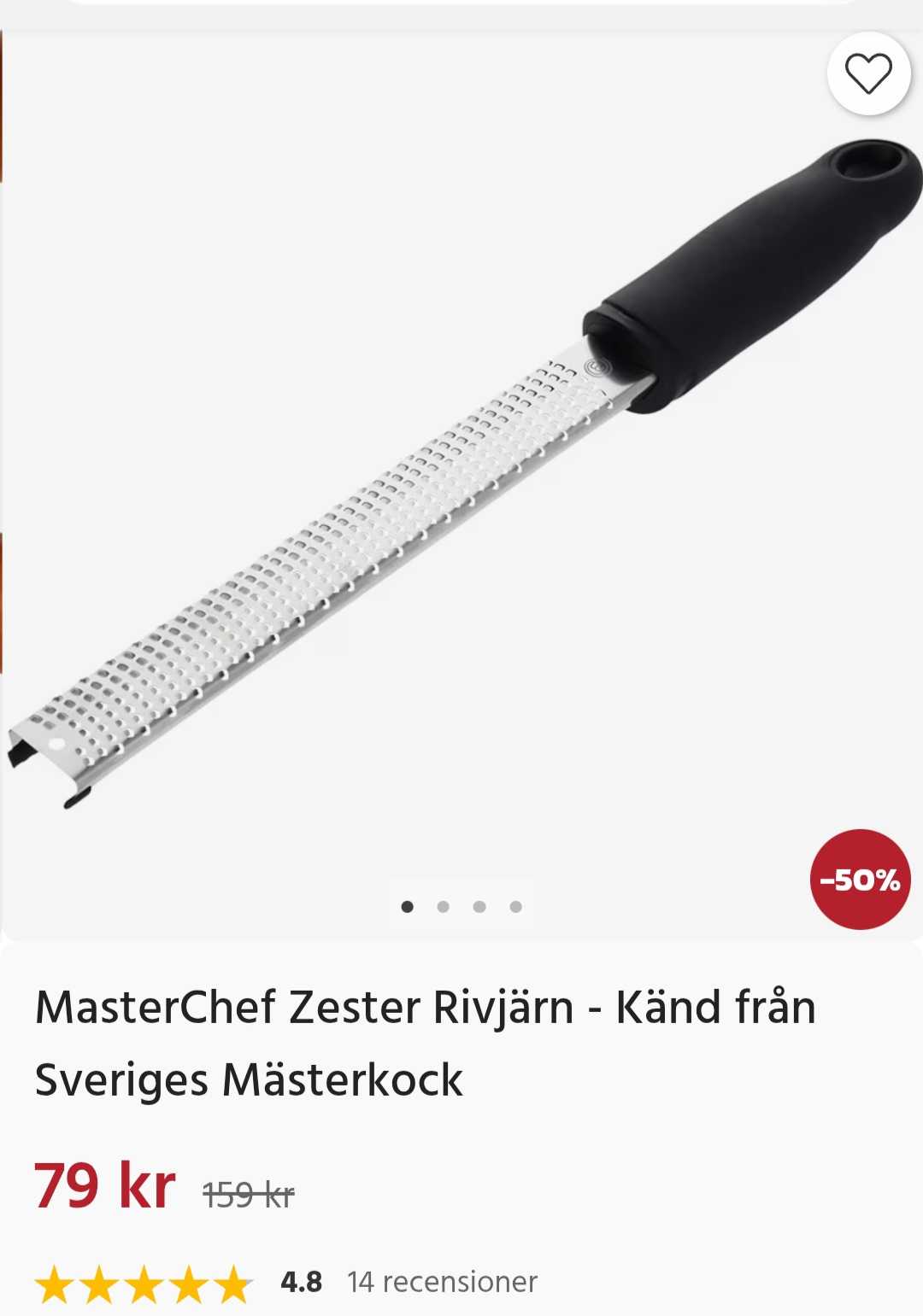 MasterChef Zester Rivjärn i Rostfritt Stål