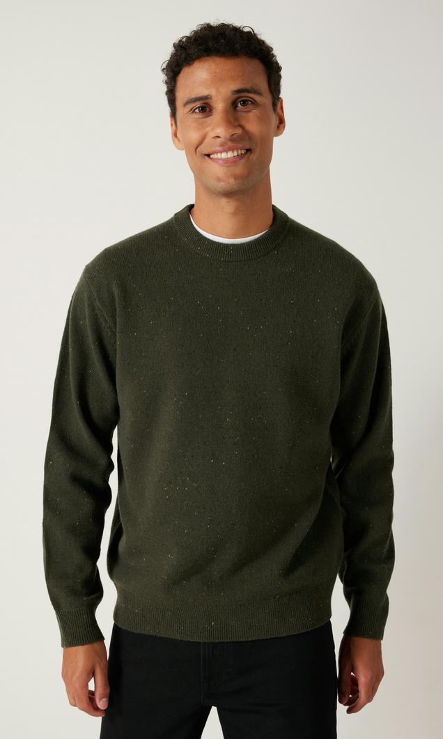 Vailent Neps Stickad Herrtröja Mörkgrön