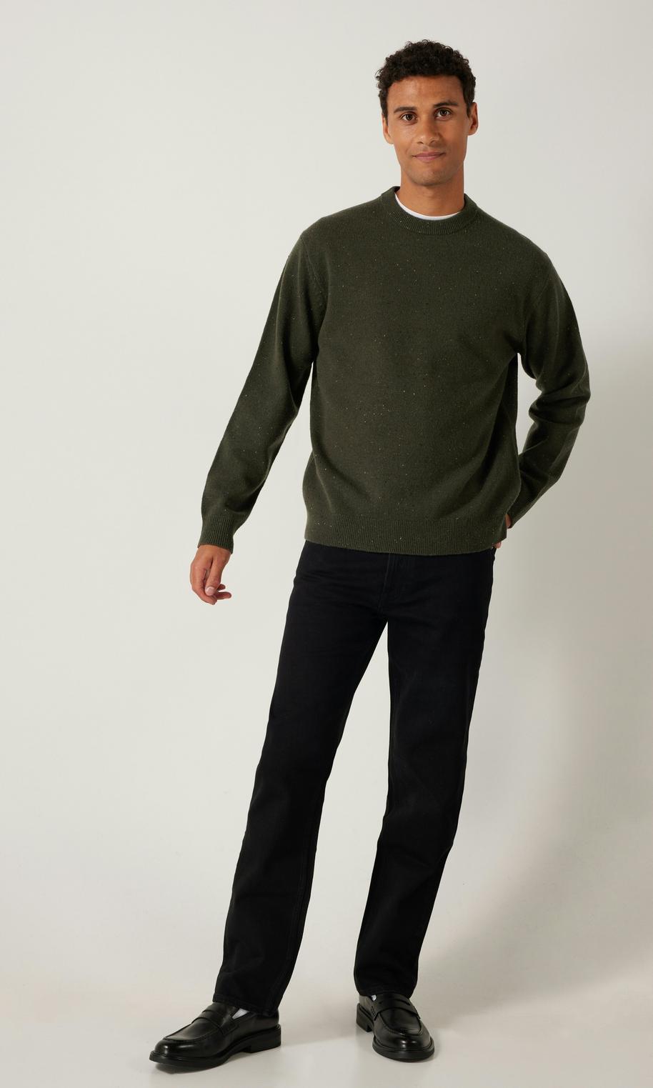 Vailent Neps Stickad Herrtröja Mörkgrön