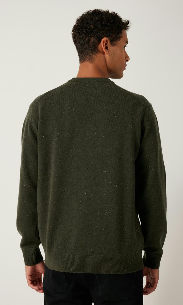Vailent Neps Stickad Herrtröja Mörkgrön