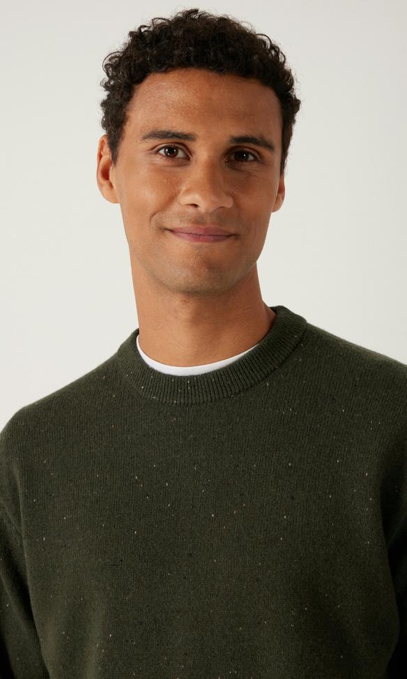 Vailent Neps Stickad Herrtröja Mörkgrön