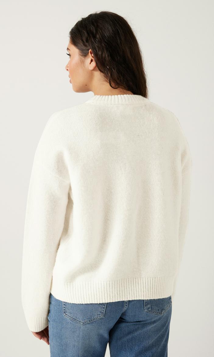 Vailent Becca Stickad Damtröja Vit