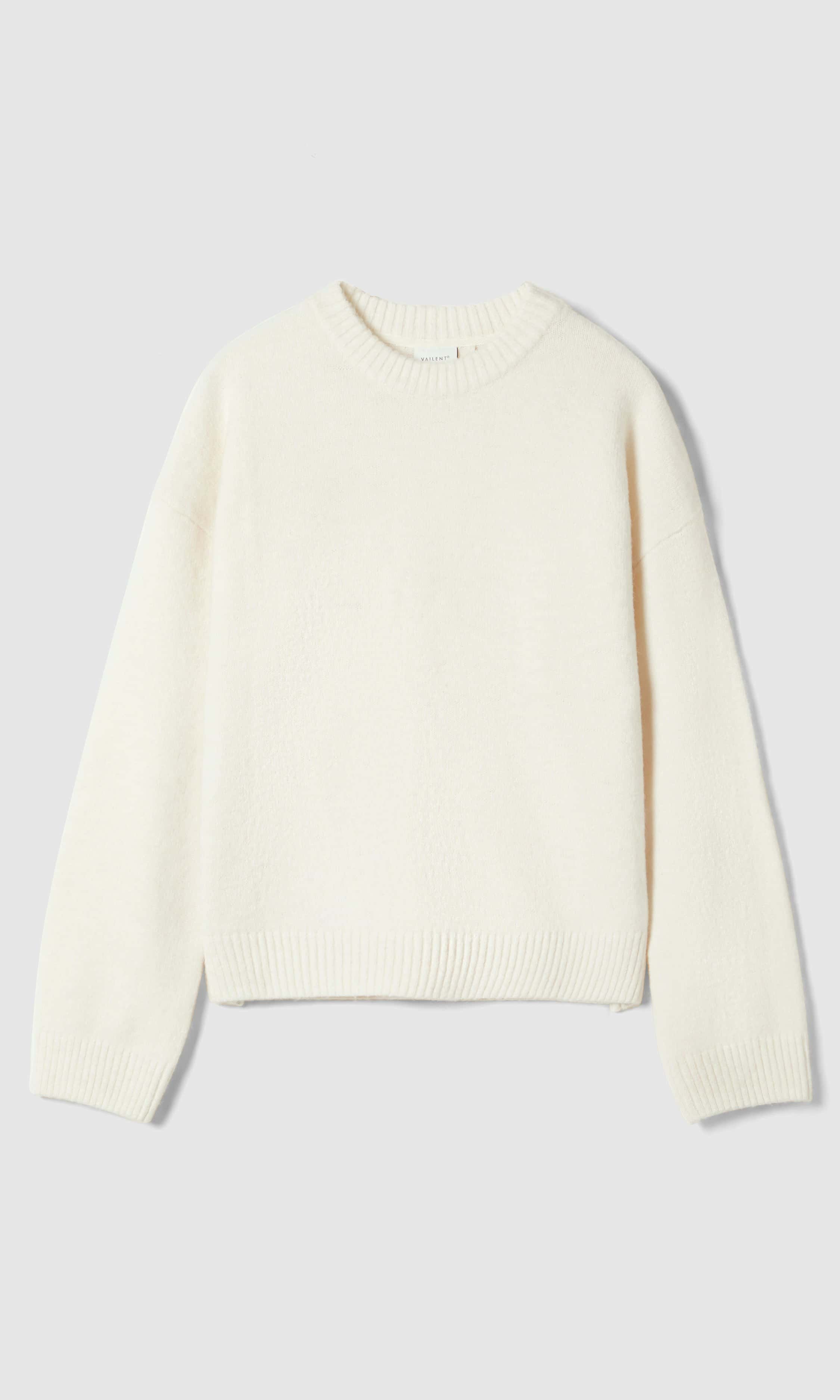 Vailent Becca Stickad Damtröja Vit