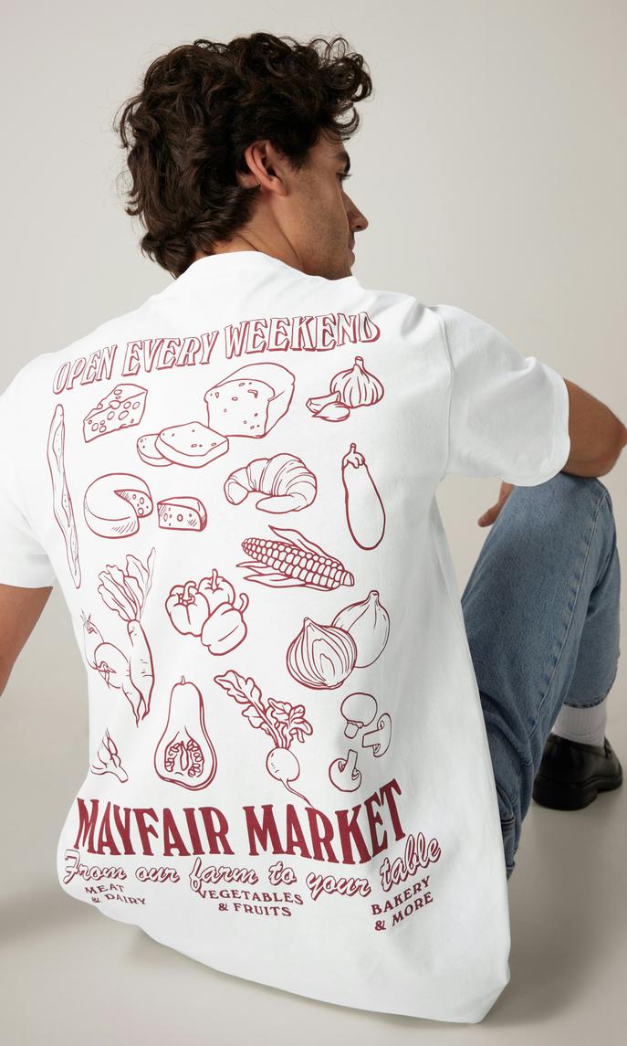 Vailent Mayfair T-shirt Off White Herr