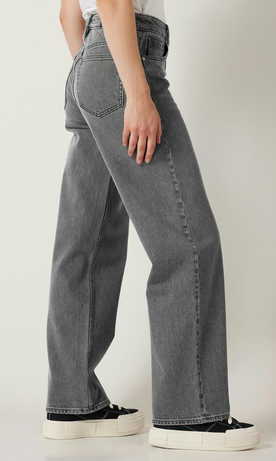 Vailent Straight Jeans för Dam Grå