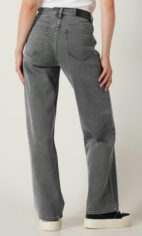 Vailent Straight Jeans för Dam Grå