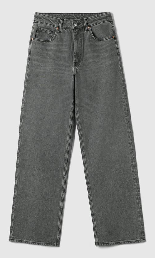 Vailent Straight Jeans för Dam Grå