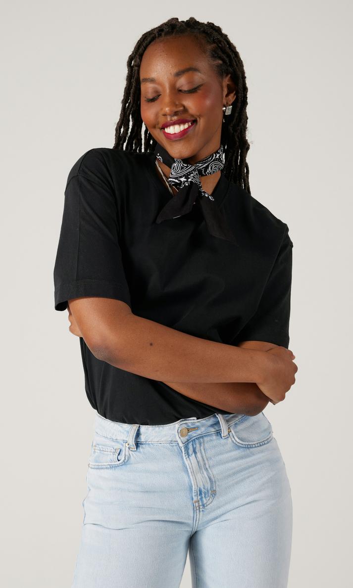 Vailent Loose T-shirt Dam Svart