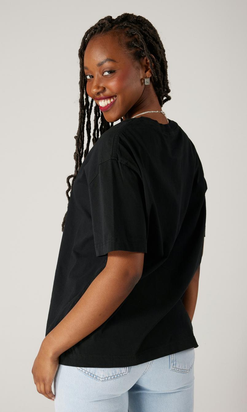 Vailent Loose T-shirt Dam Svart