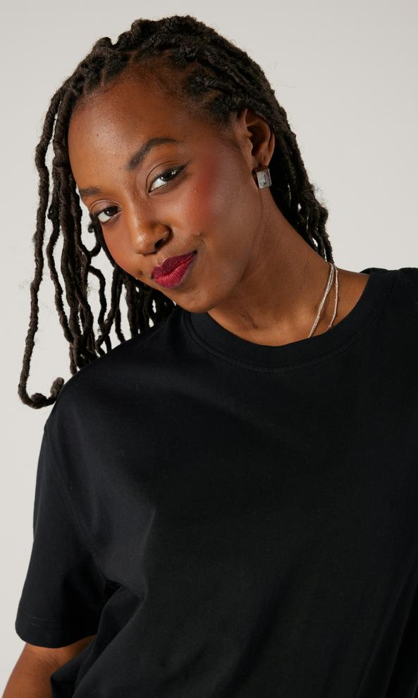 Vailent Loose T-shirt Dam Svart