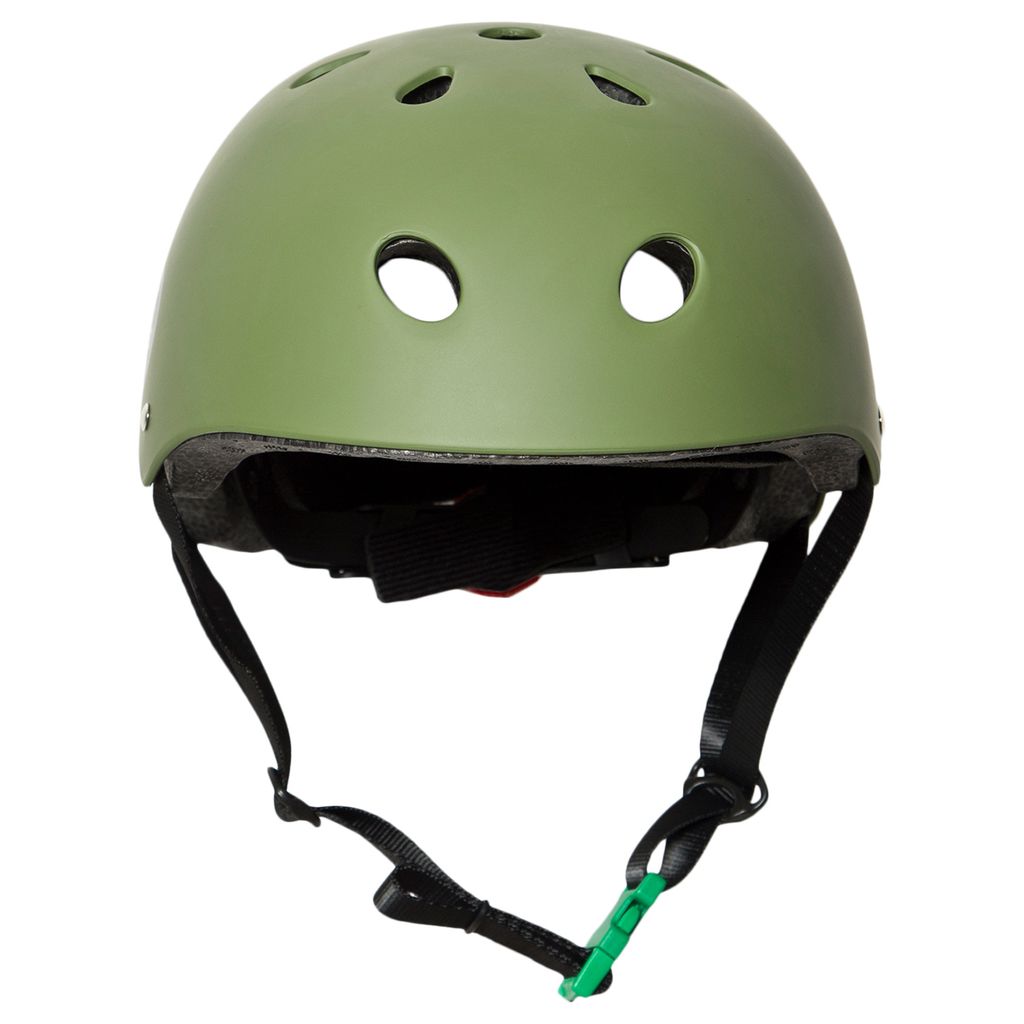 Hjälm i armégrön färg för barn