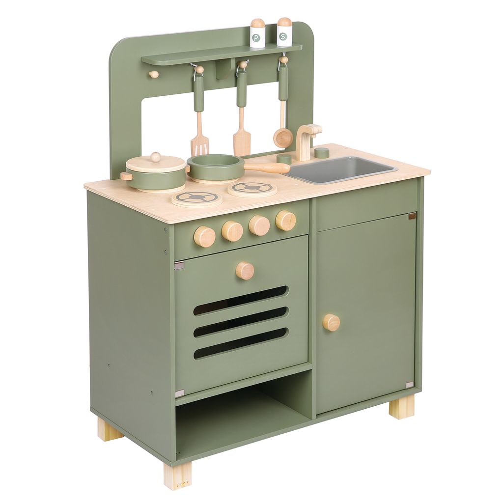 Hjälm i armégrön färg för barn