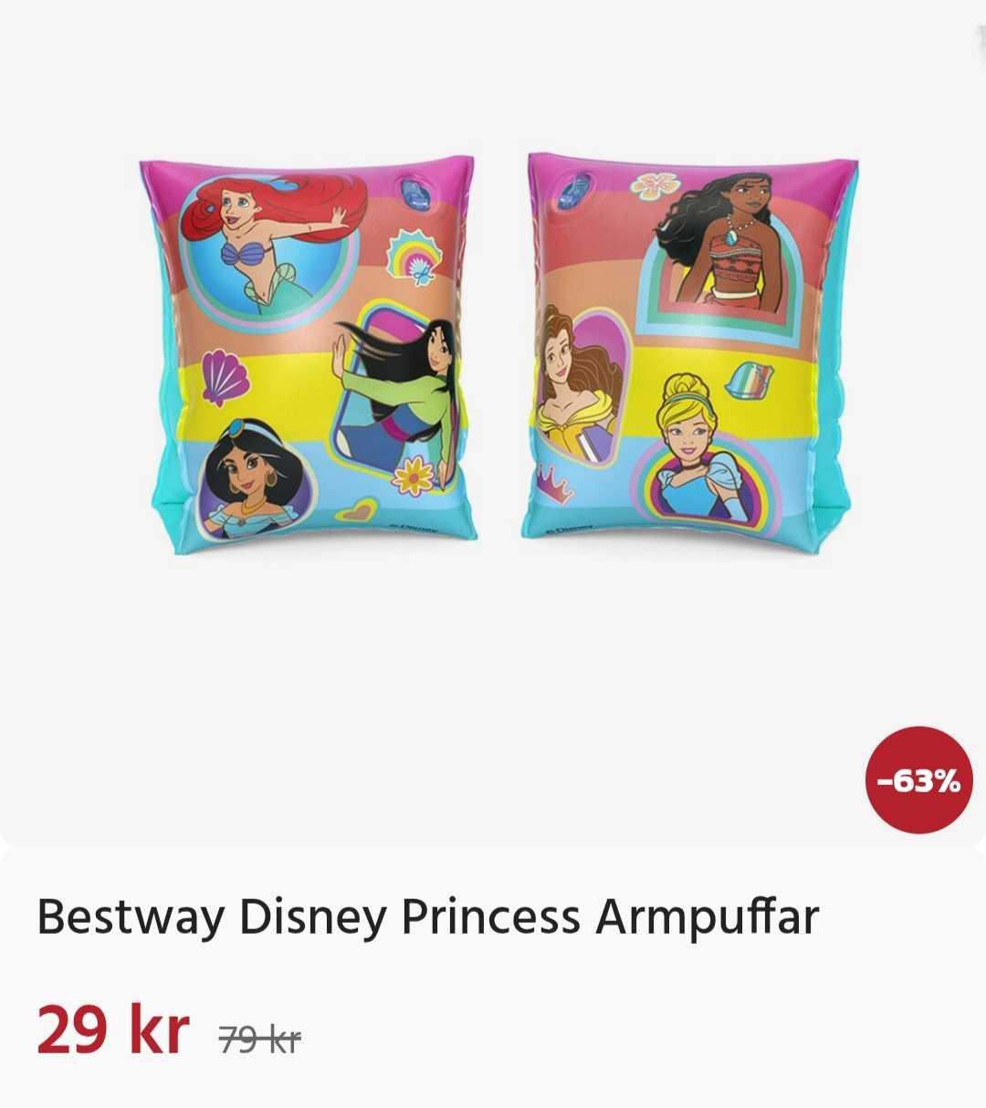 Bestway Disney Princess Armpuffar för Barn