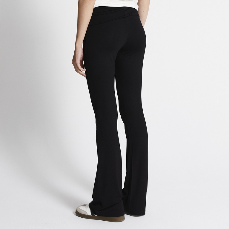 Classic High-Waisted Flared Dress Pants