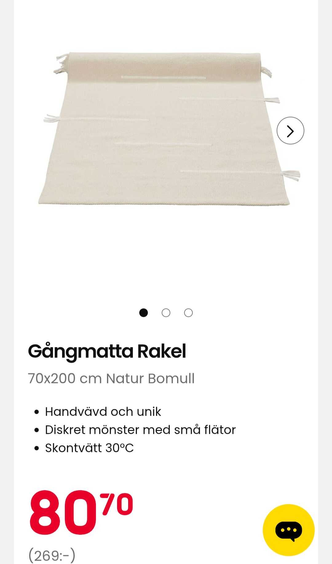 Gångmatta Rakel – Stilren och slitstark