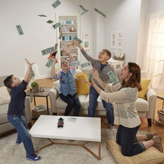 Monopoly Cash Grab Familjespel Svensk Version