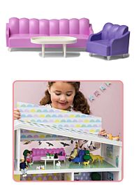 Lundby Basic Vardagsrumsset, Artikelnummer 603065