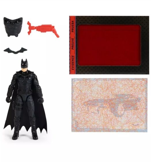 Batman-figur 10 cm, 11 leder, tygkappa