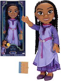 Disney Wish Asha-docka, lila, 38 cm