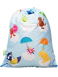 Babblarna gympapåse ljusblå i nylon