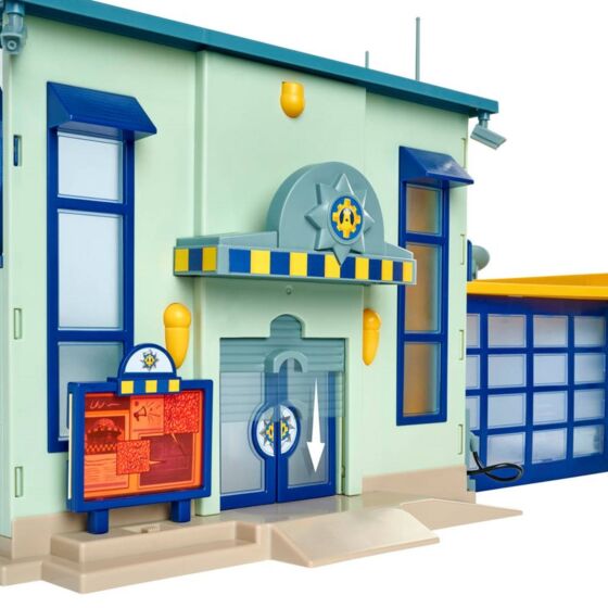 Brandman Sam Polisstation med ljus och ljud