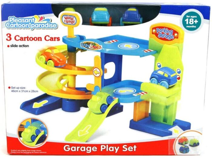 Parkeringshus med tre bilar 18 mån+