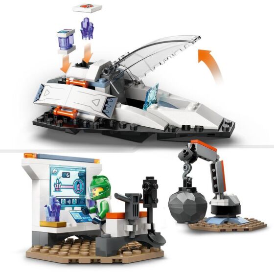 LEGO City 60429 Rymdskepp och Asteroidupptäckt