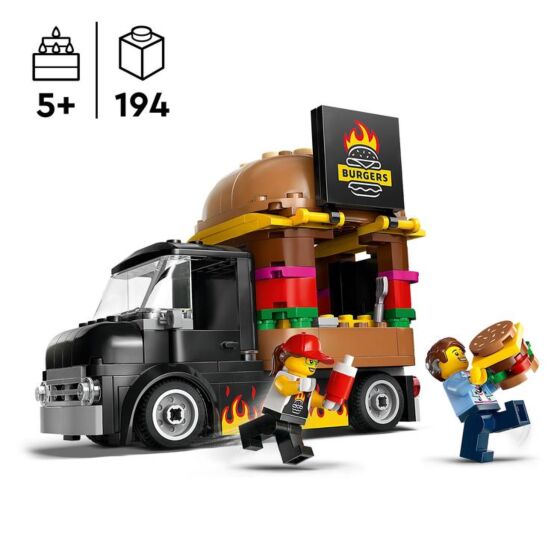 LEGO City 60404 Hamburgerbil Byggesæt