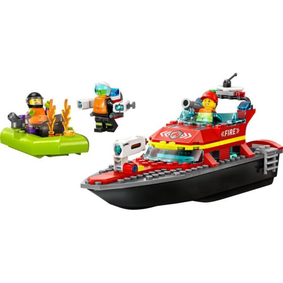 LEGO City 60373 Brandräddningsbåt Byggset