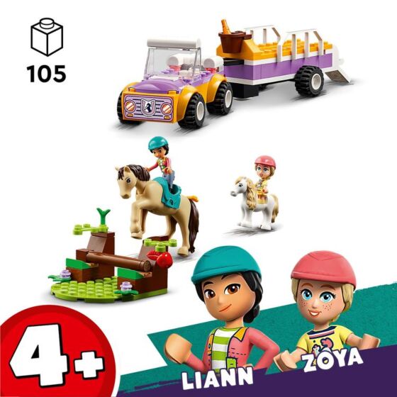 LEGO Friends Häst- och ponnysläp 42634