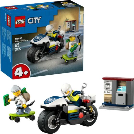 LEGO City 60455 Polisens motorcykeljakt byggset