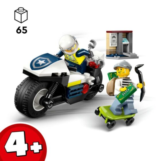 LEGO City 60455 Polisens motorcykeljakt byggset