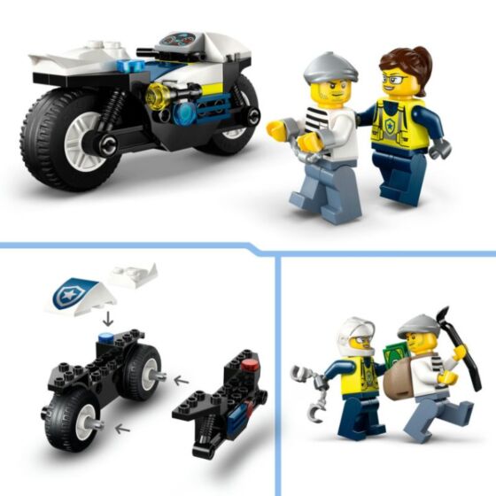 LEGO City 60455 Polisens motorcykeljakt byggset