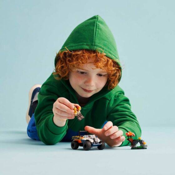 LEGO 60424 Djungel: fyrhjuling och röd panda