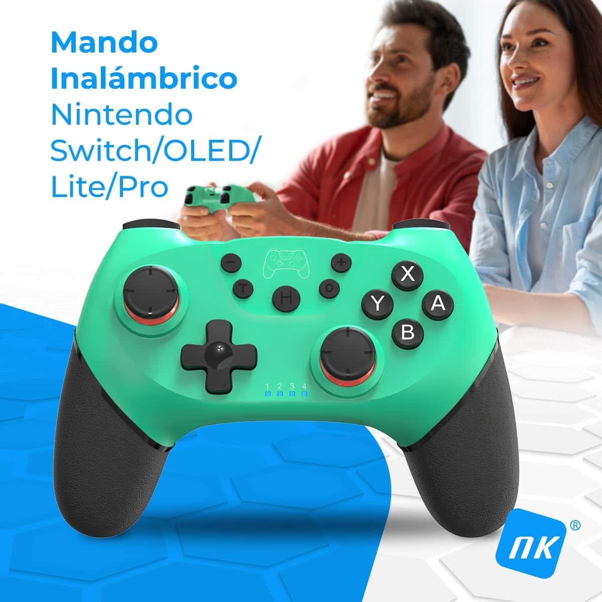 NK trådlös spelkontroll för Switch, blå