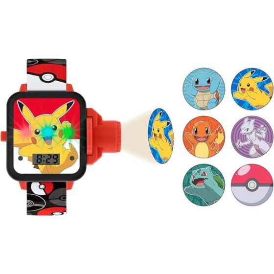 Accutime Pokémon LCD armbandsur med projektor POK4280