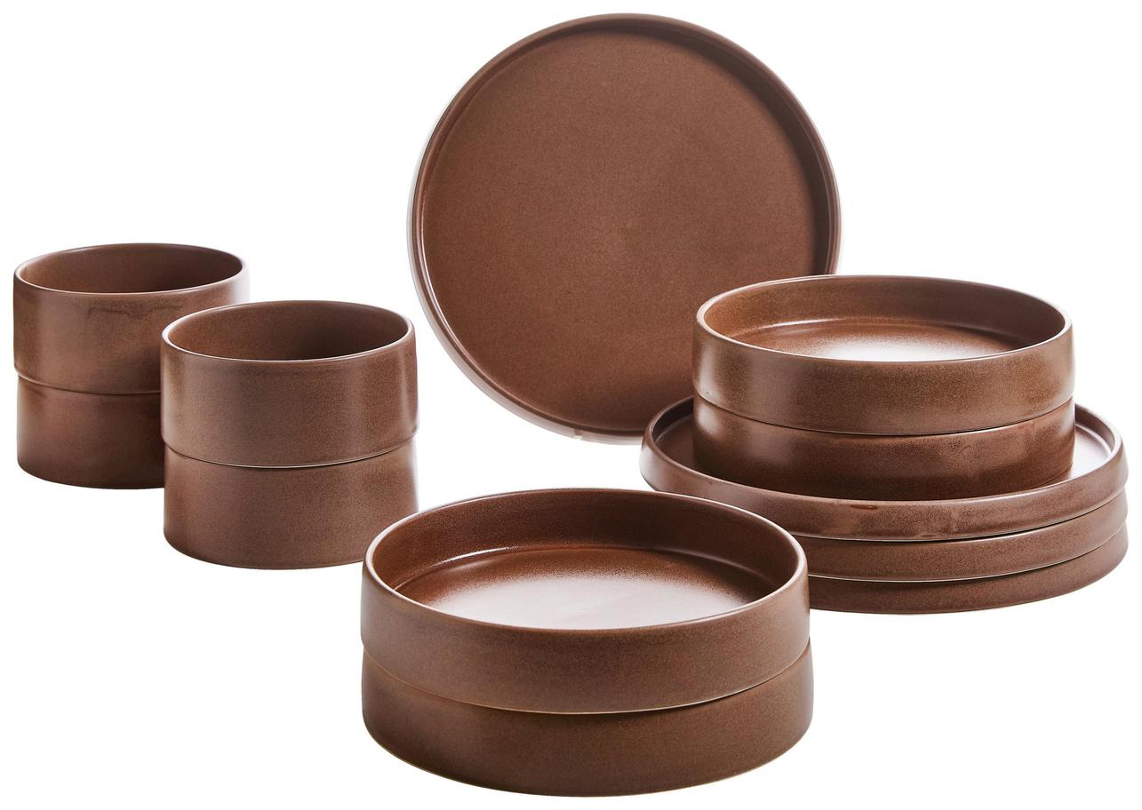 Komplett matservis i vitt porslin