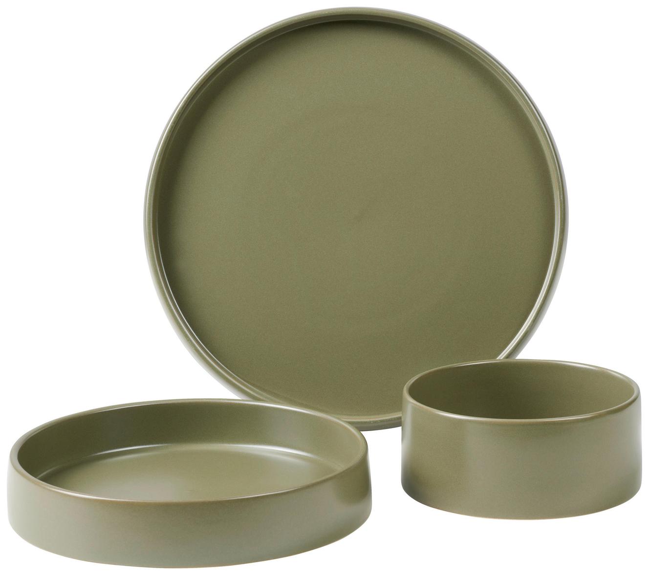 Komplett matservis i vitt porslin