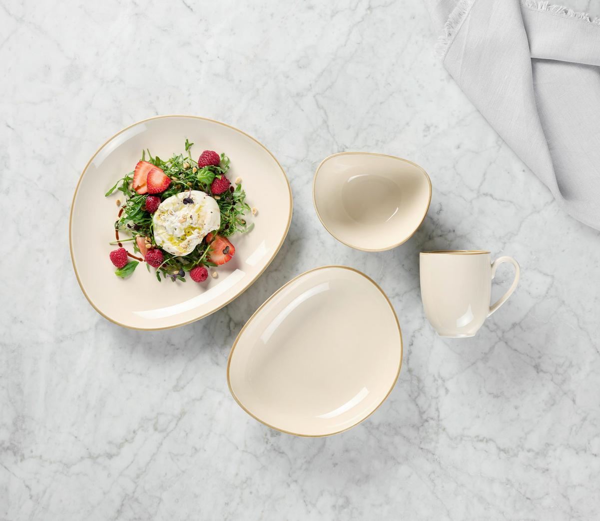 Novel Aqua Sabbia servis 24 delar