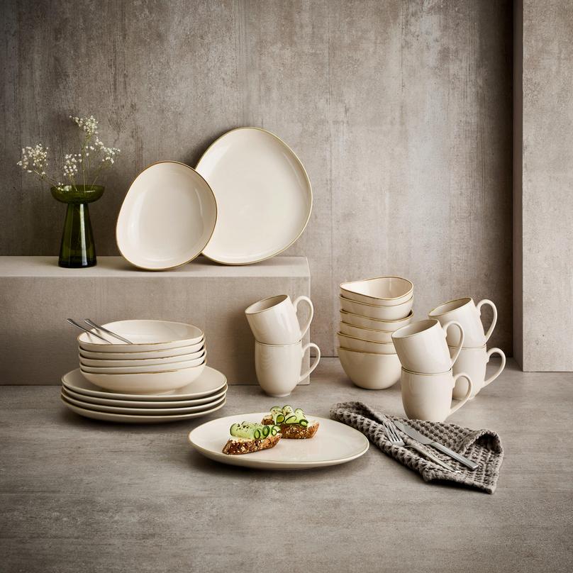 Novel Aqua Sabbia servis 24 delar