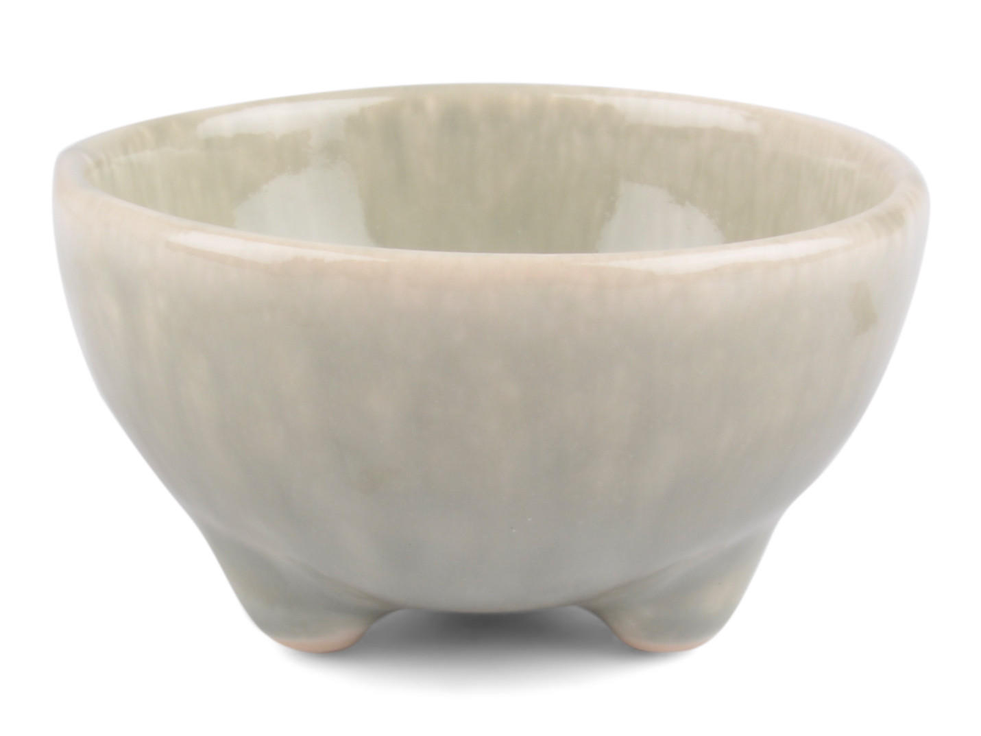 Vågformad müsliskål i vitt porslin