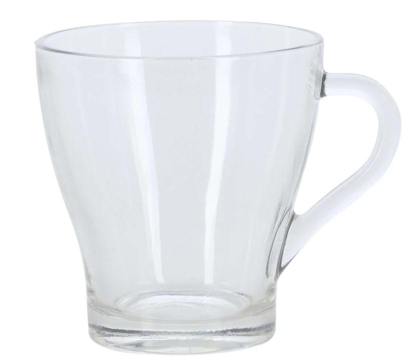 Set med teglas i klassisk design