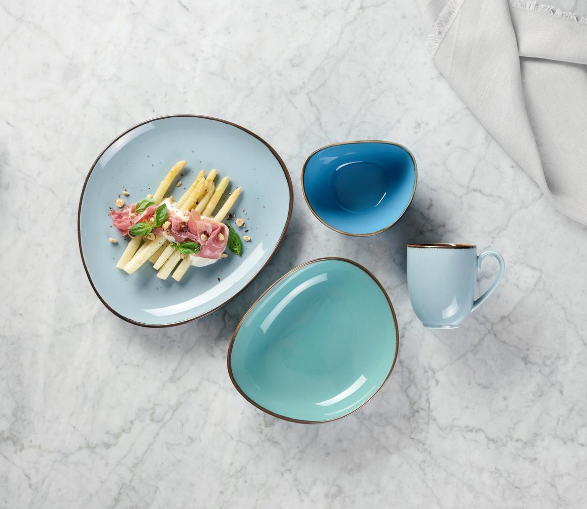 Novel Aqua Sabbia komplett servis 24 delar